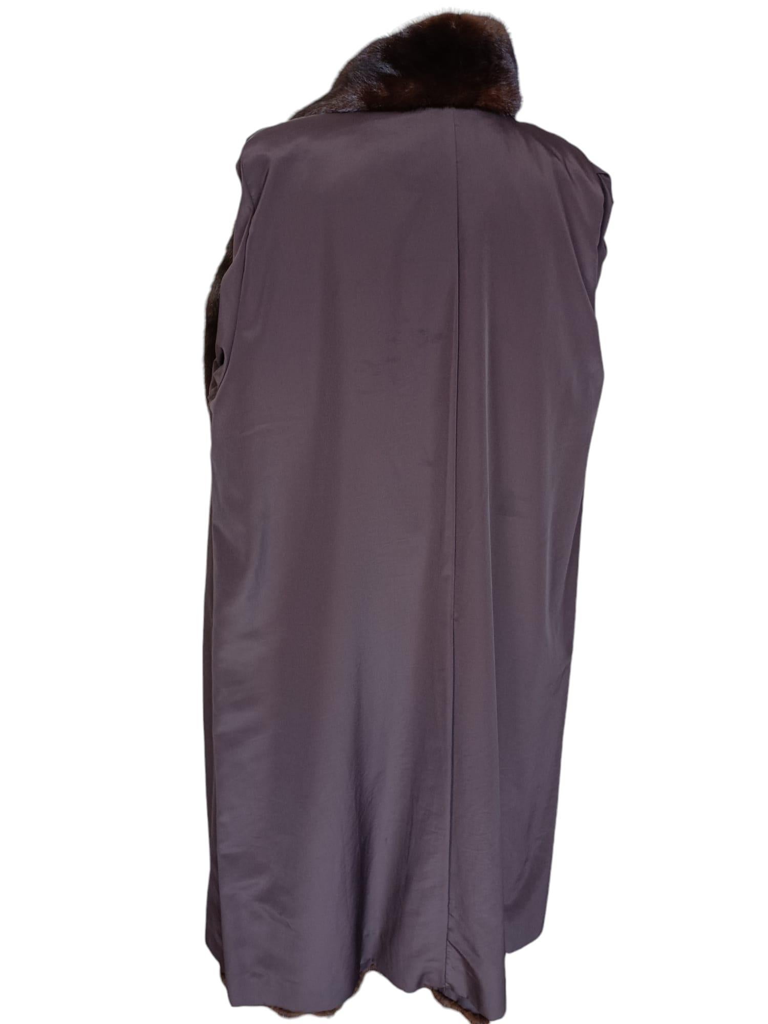 Brand new Ranch Mink Fur Full Length Coat (Size 14 - L) For Sale 14