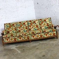 Ranch Oak Western Style Sofa Attributed to A. Brandt Company