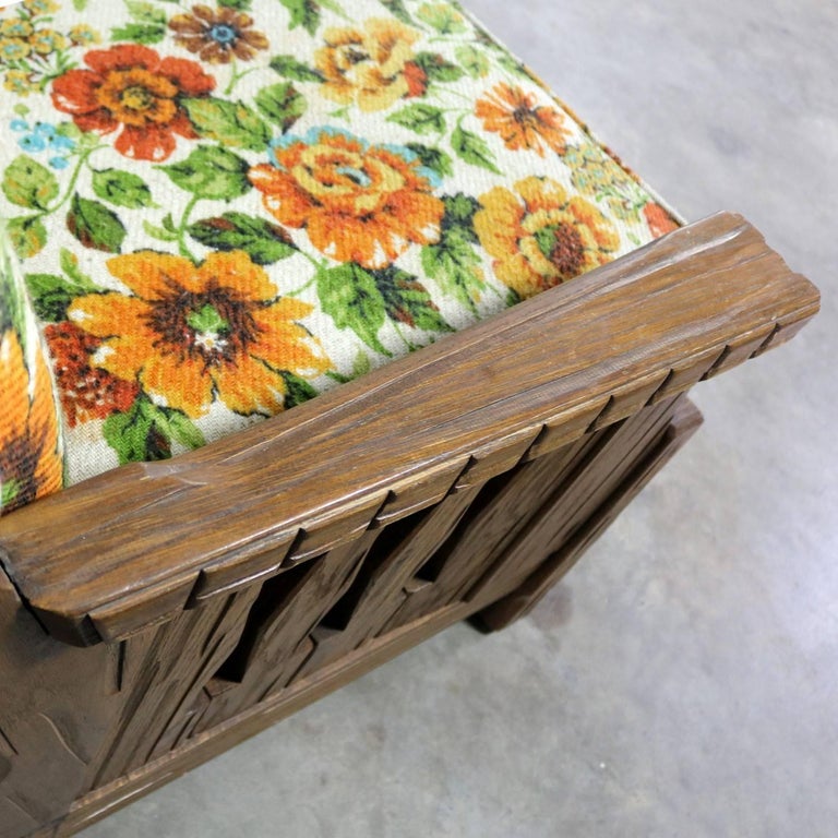 Ranch Oak Western Style Sofa Attributed to A. Brandt Company For Sale at 1stdibs