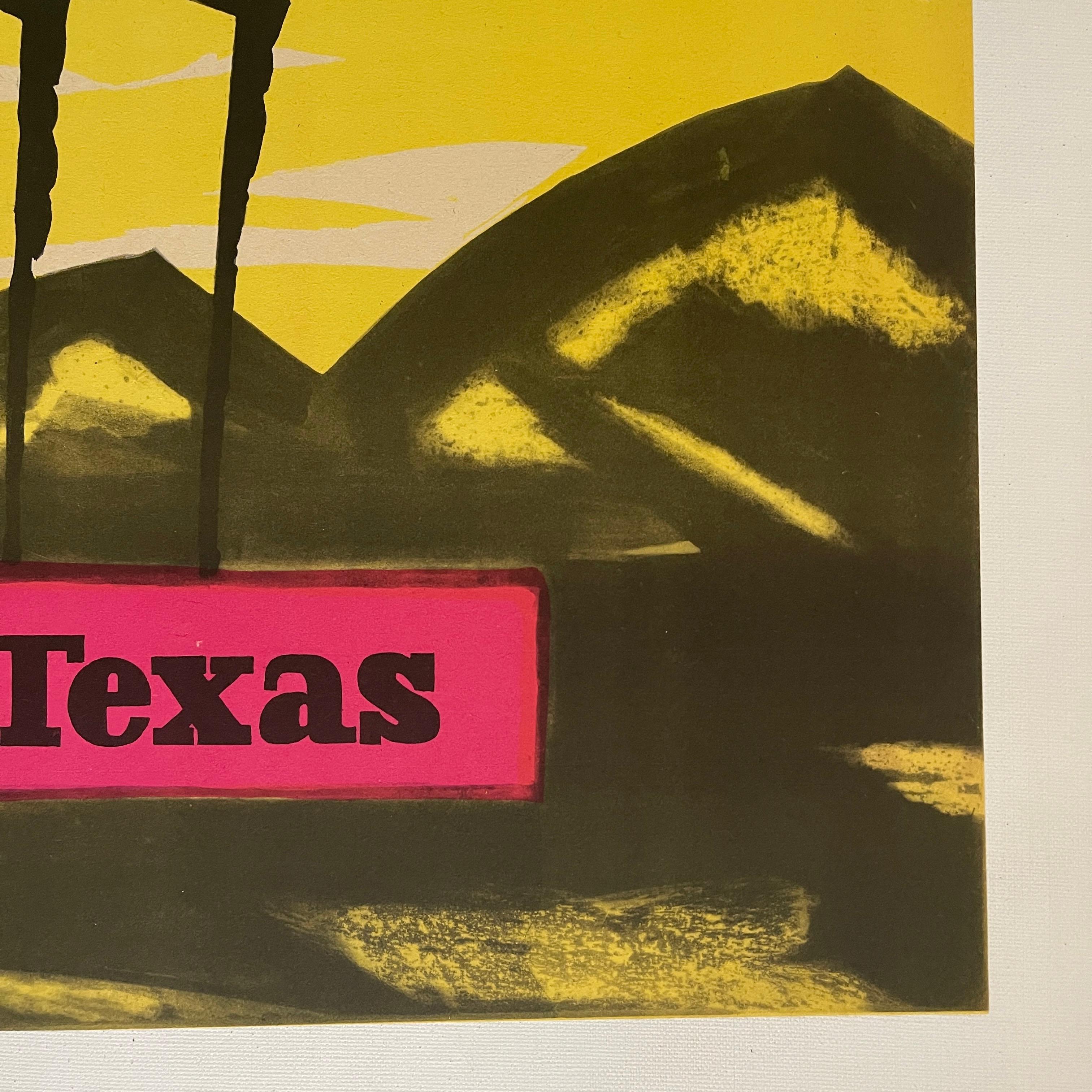 Mid-20th Century Ranch Texas, Vintage Polish Movie Poster by Jerzy Flisak, 1959 For Sale