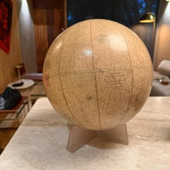 Rand McNally 12-Inch Lunar Globe Mid Century Modern Decor
