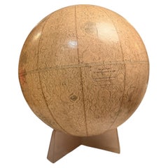 Rand McNally 12-Inch Lunar Globe Mid Century Modern Decor