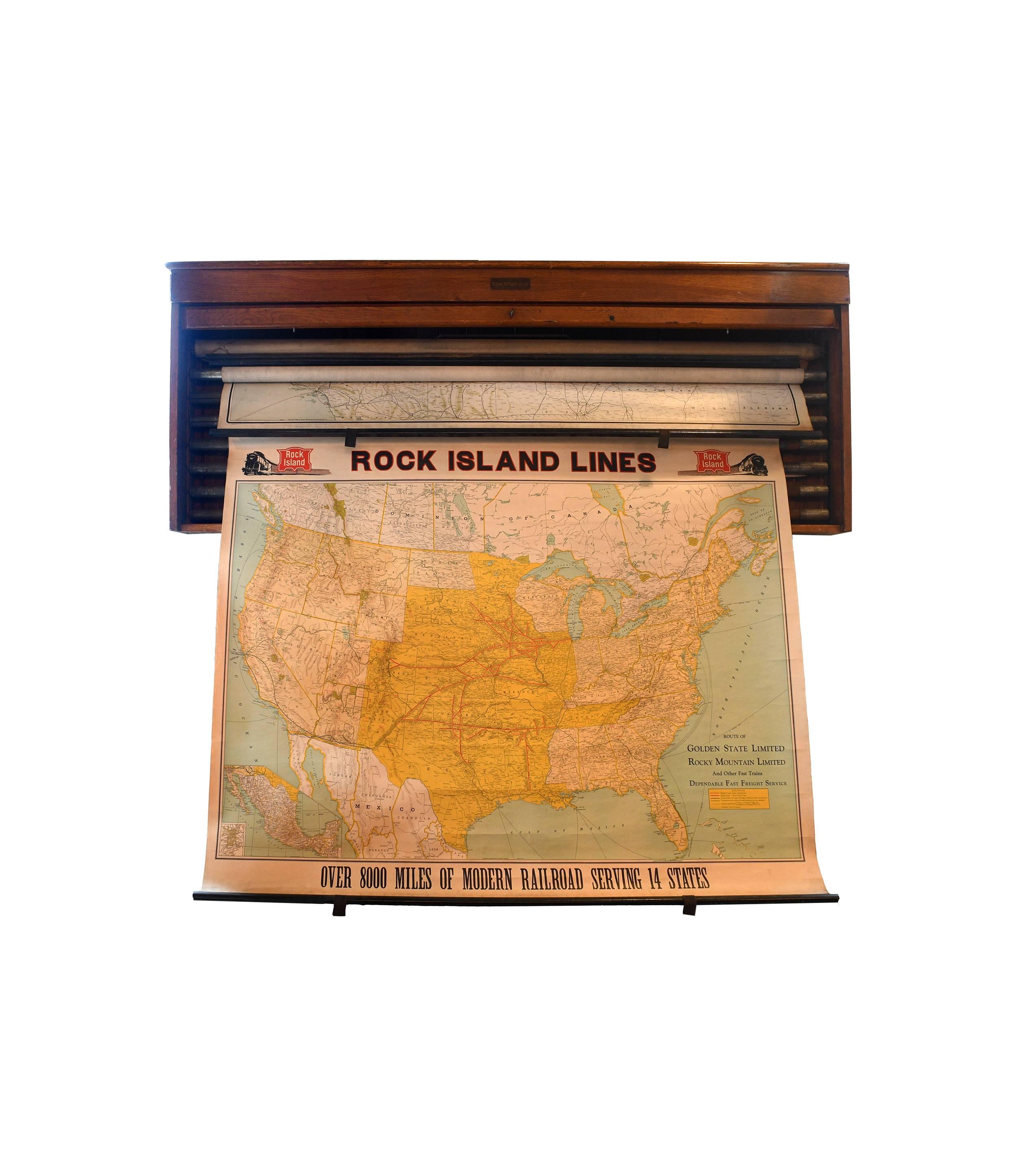Rand McNally Railroad Map Set 3