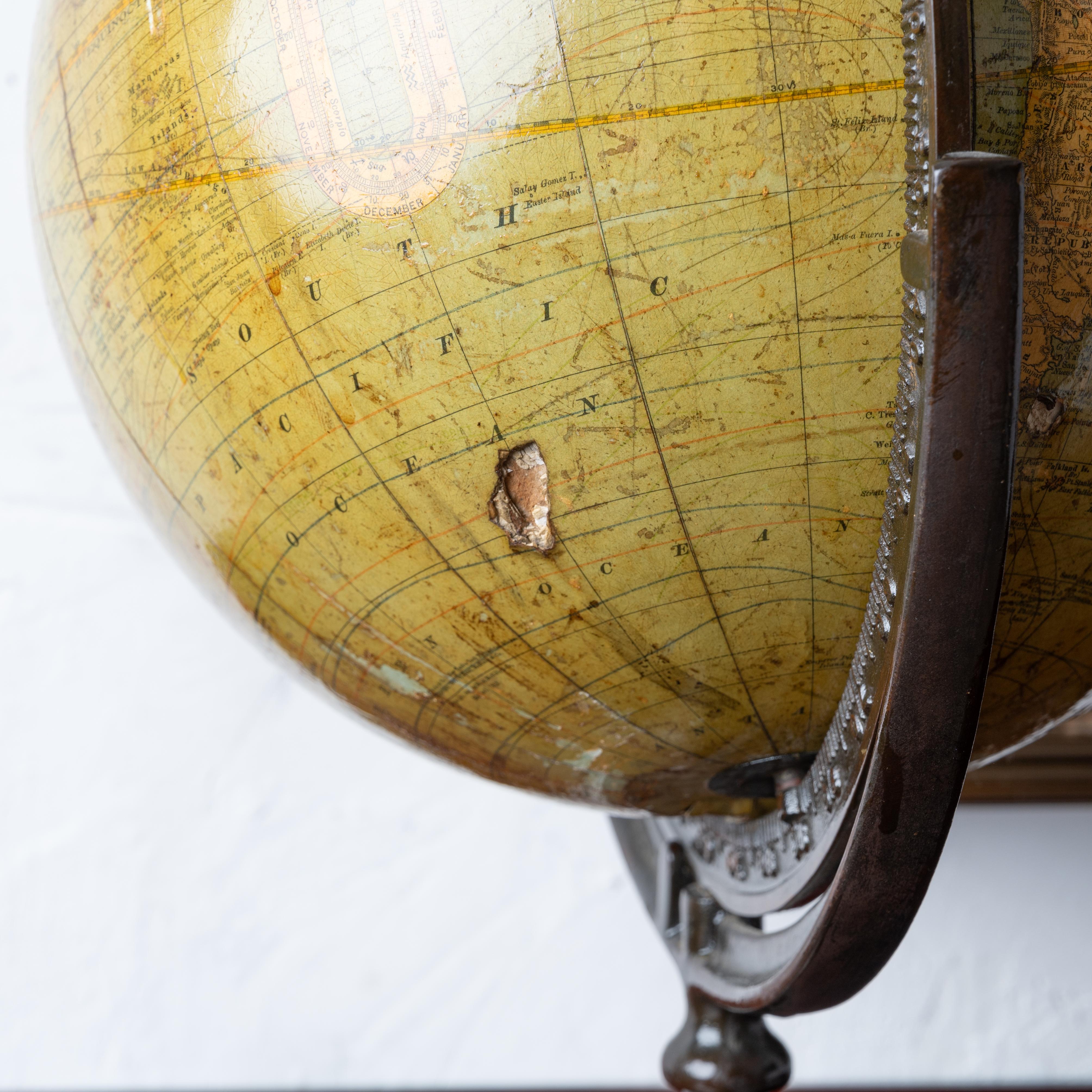 Rand McNally Twelve Inch Terrestrial Globe For Sale 6