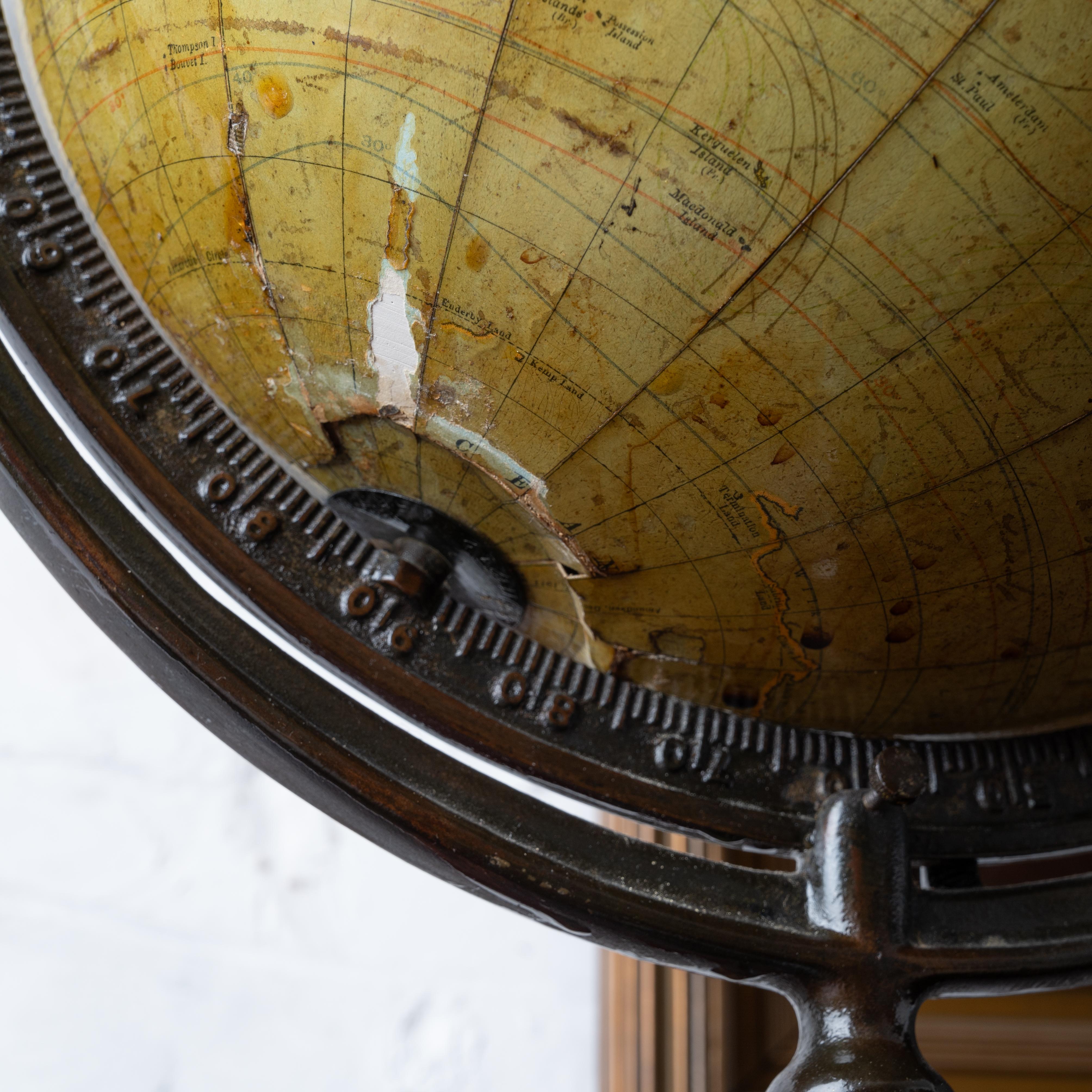 Rand McNally Twelve Inch Terrestrial Globe For Sale 7