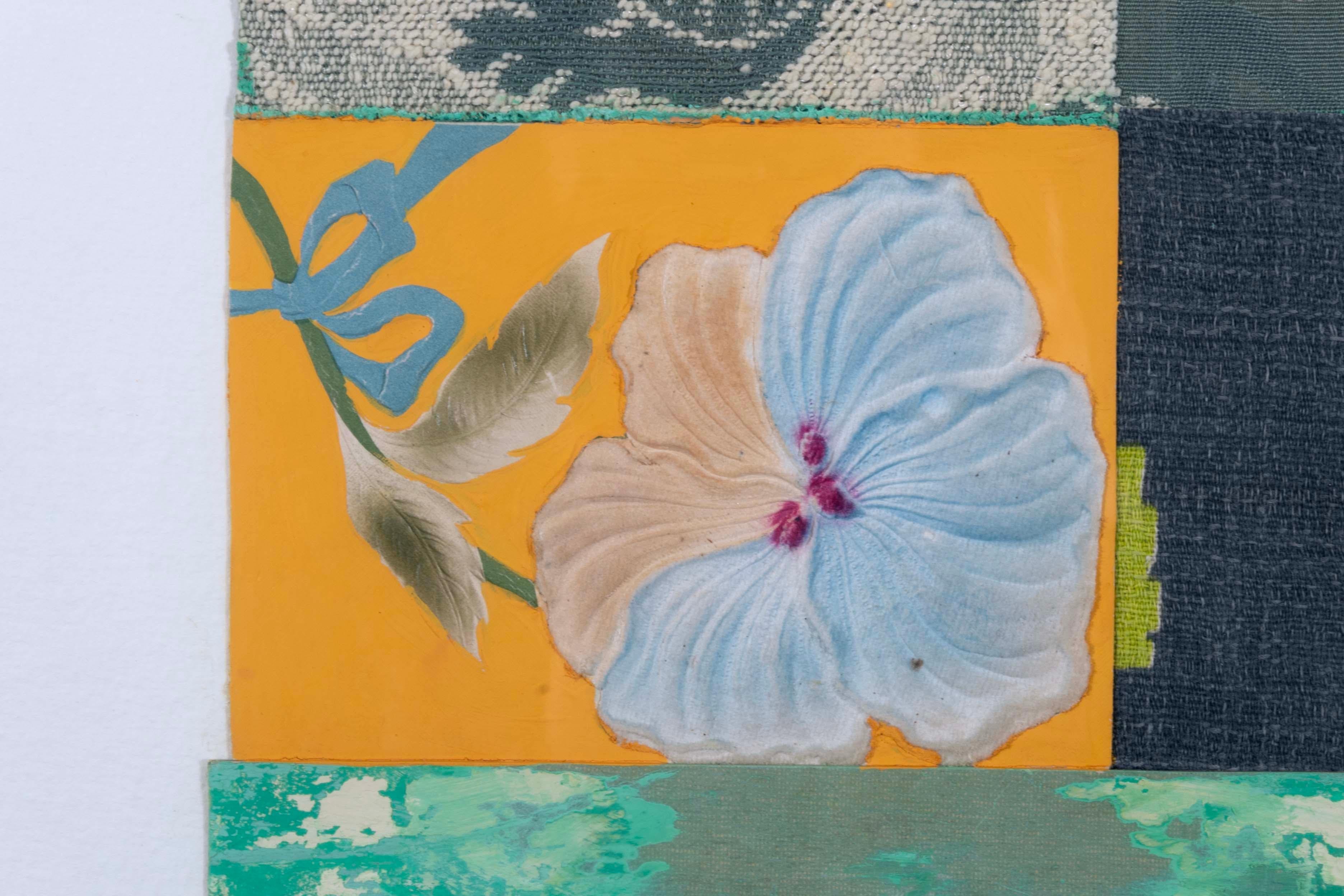 Randa Newland Ohne Titel (Collie) Contemporary Mixed Media & Collage Gerahmt 2002 (21. Jahrhundert und zeitgenössisch) im Angebot