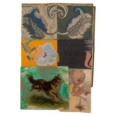 Randa Newland Ohne Titel (Collie) Contemporary Mixed Media & Collage Gerahmt 2002