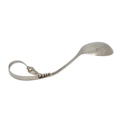 Randahl Sterling Silver Blossom Curved Handle Spoon #23225