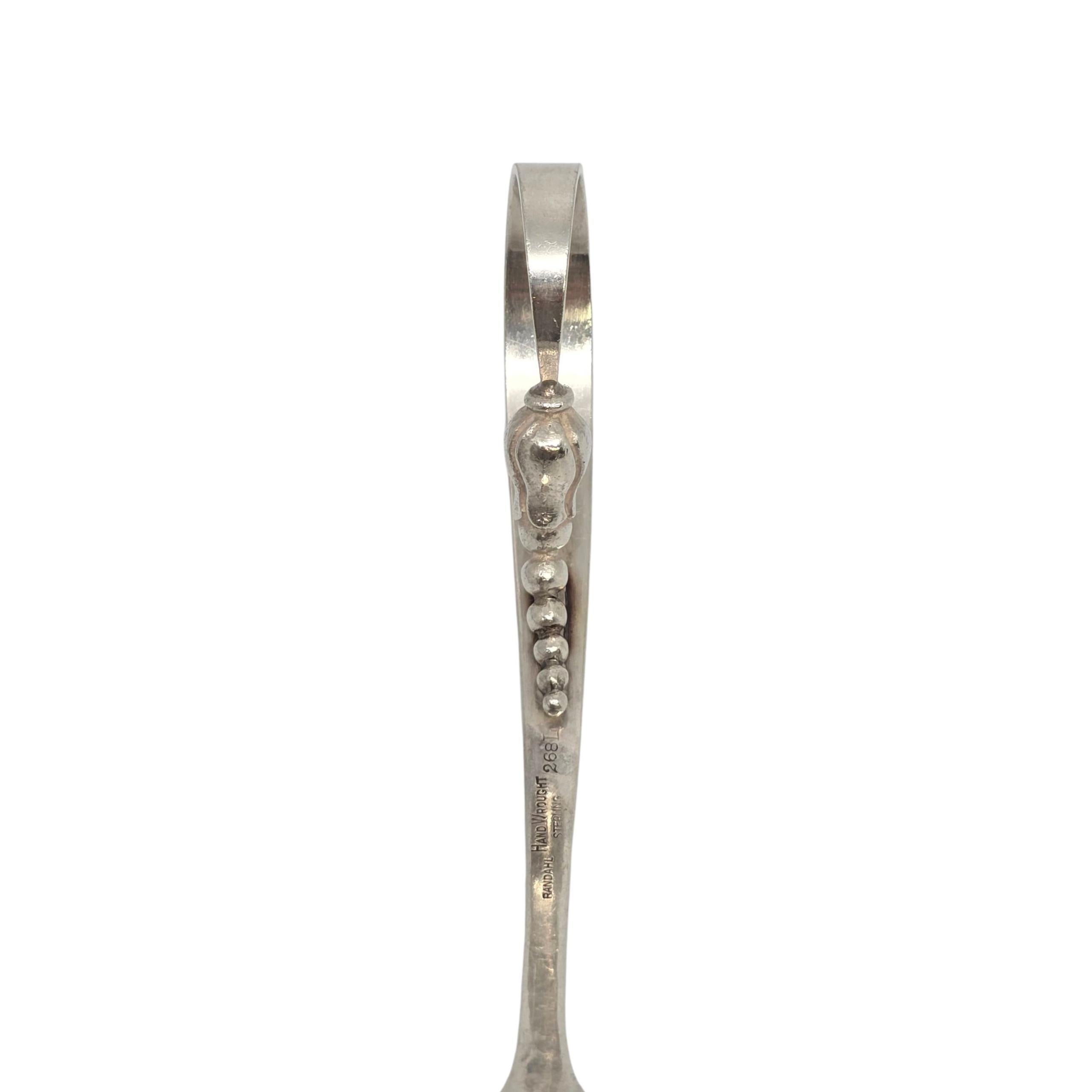 Randahl Sterling Silber Blossom gebogenen Griff Löffel #23225 im Angebot 1