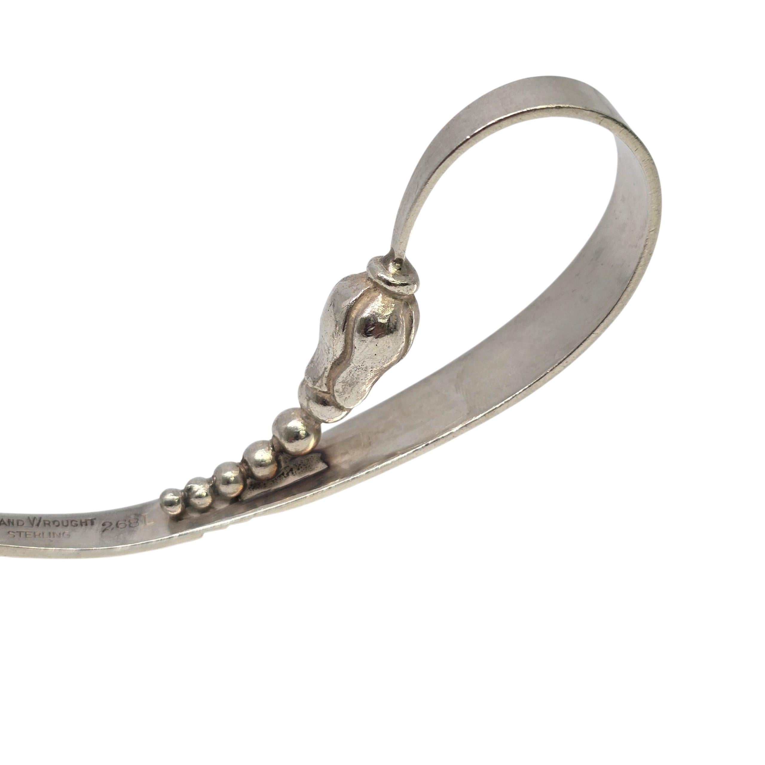 Randahl Sterling Silber Blossom gebogenen Griff Löffel #23225 im Angebot 3
