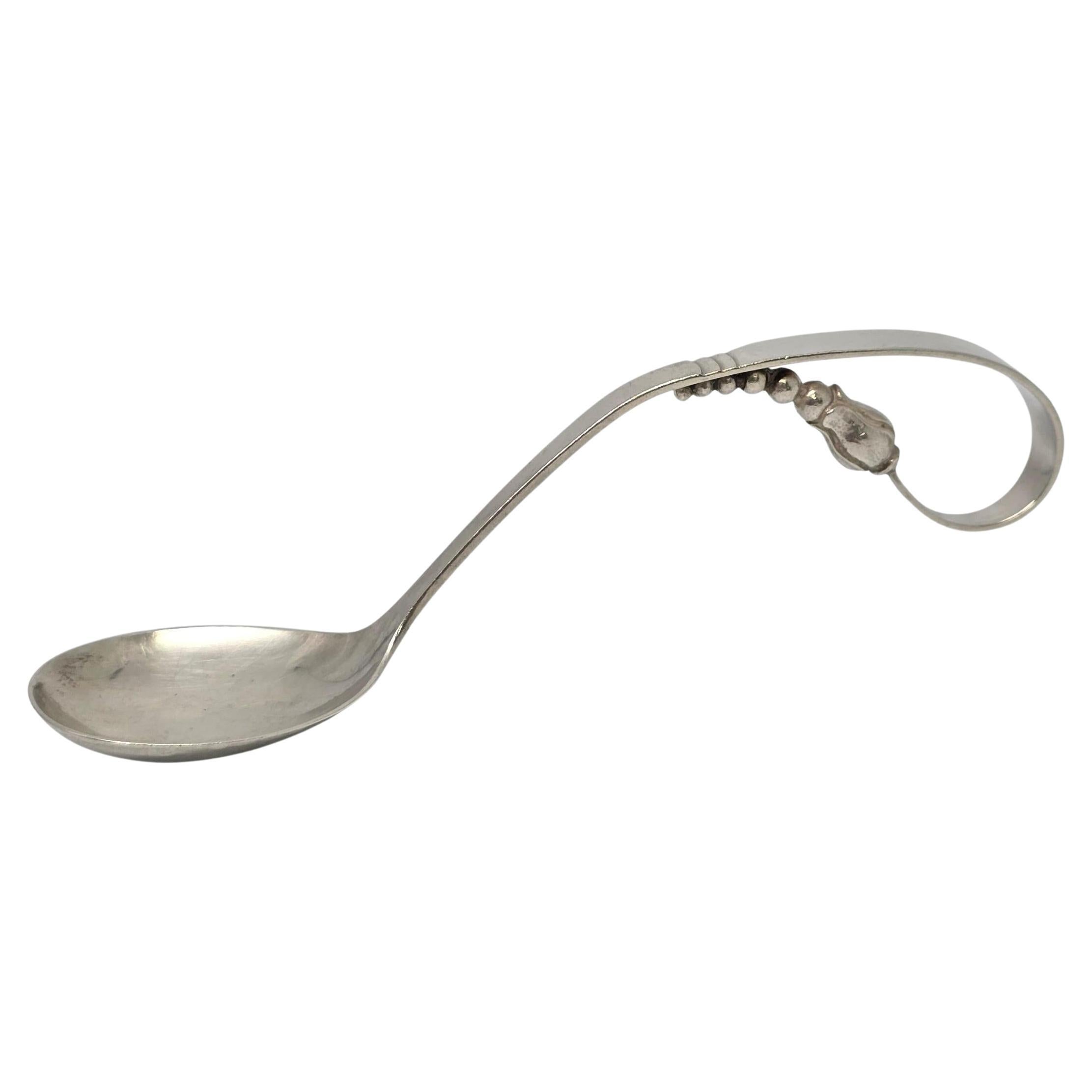 Randahl Sterling Silber Blossom gebogenen Griff Löffel #23225 im Angebot