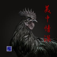 Randal Ford - Ayam Cemani Rooster Collaboration with Steven C. Rockefeller Jr.