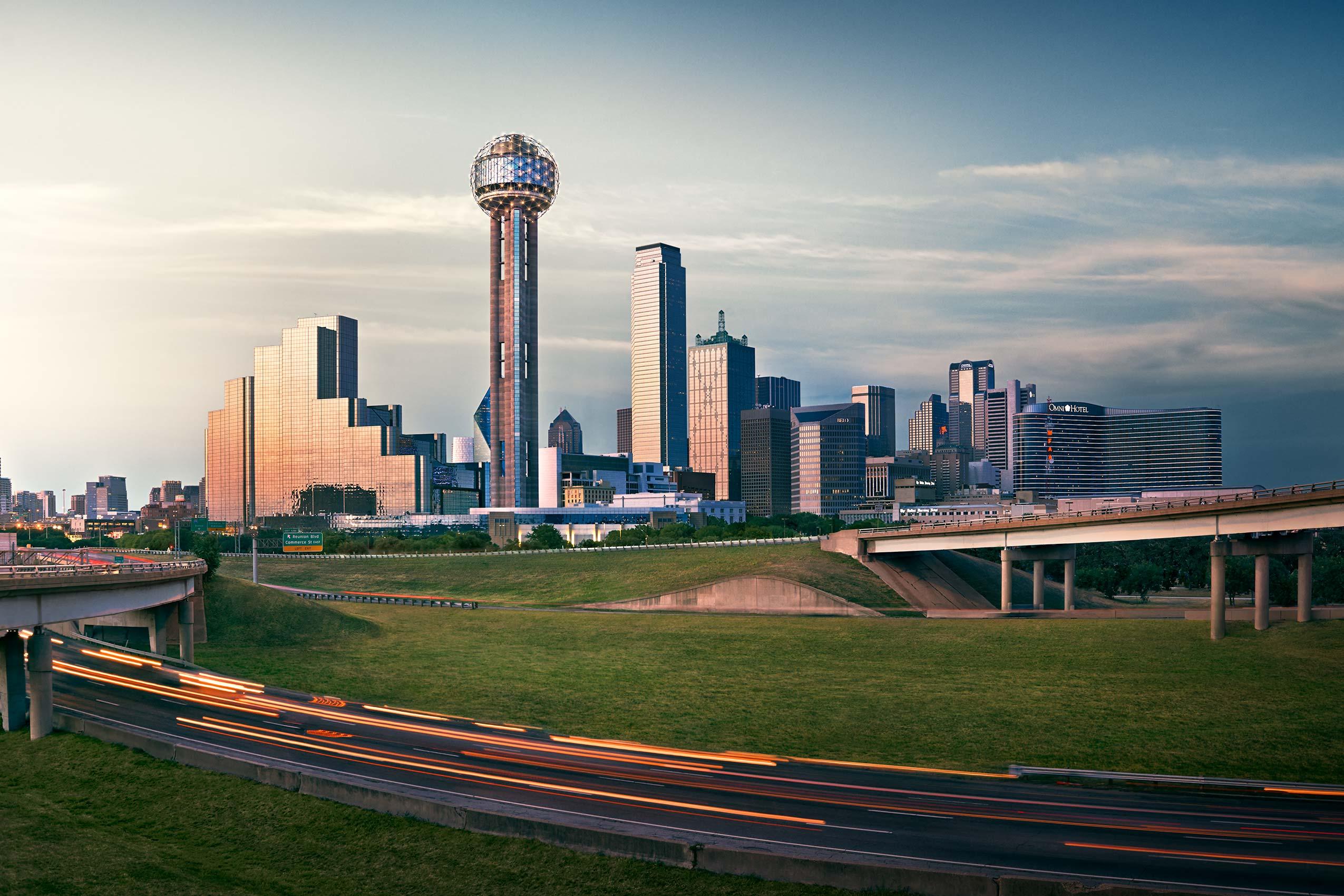 Randal Ford - Dallas Skyline No. 3, Photography 2023, Printed After