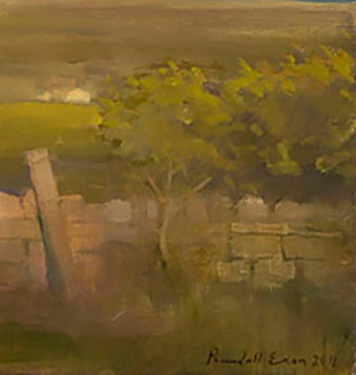 Full Moon over Jack's Pasture - Painting by Randall Exon