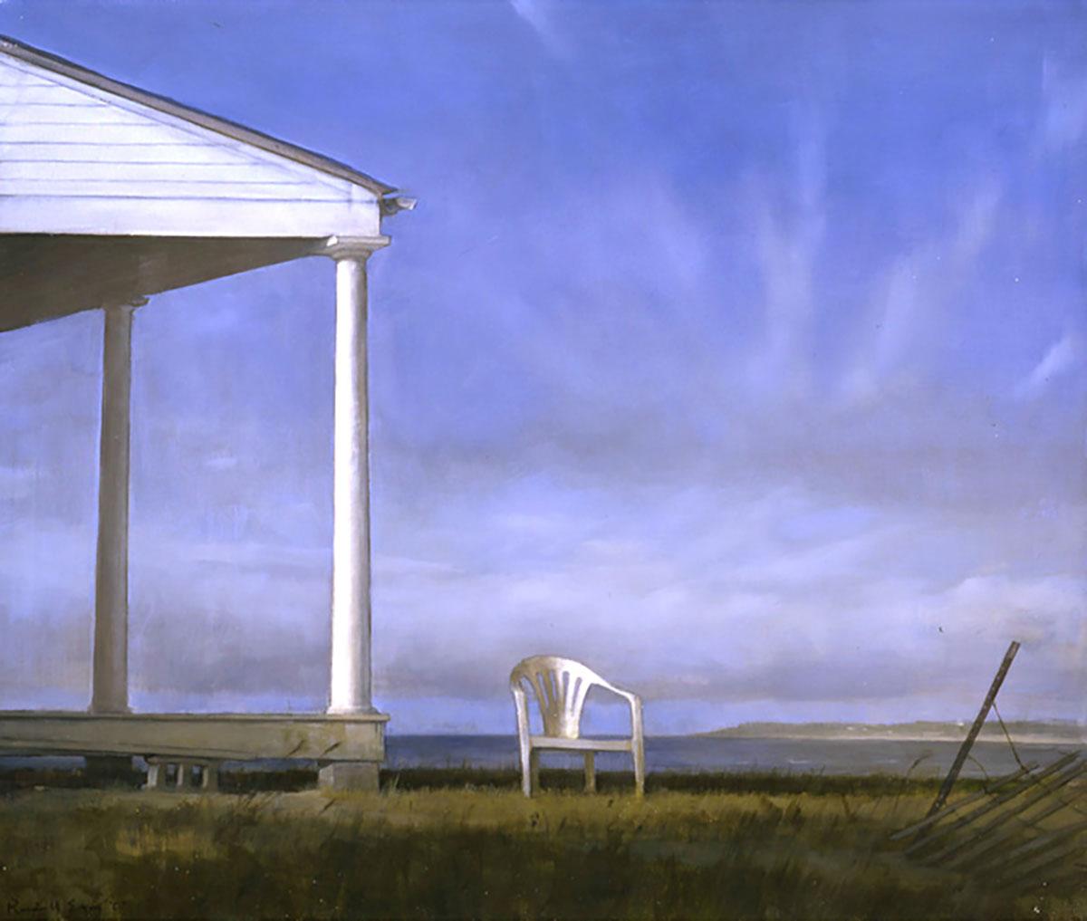 Randall Exon Landscape Painting - Lookout