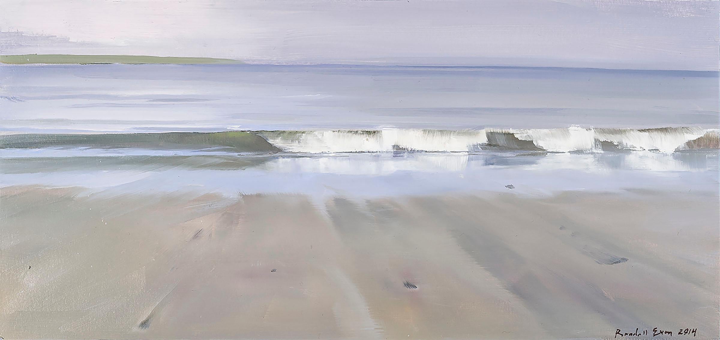 Randall Exon Landscape Painting - Low Tide, Lankan Strand 