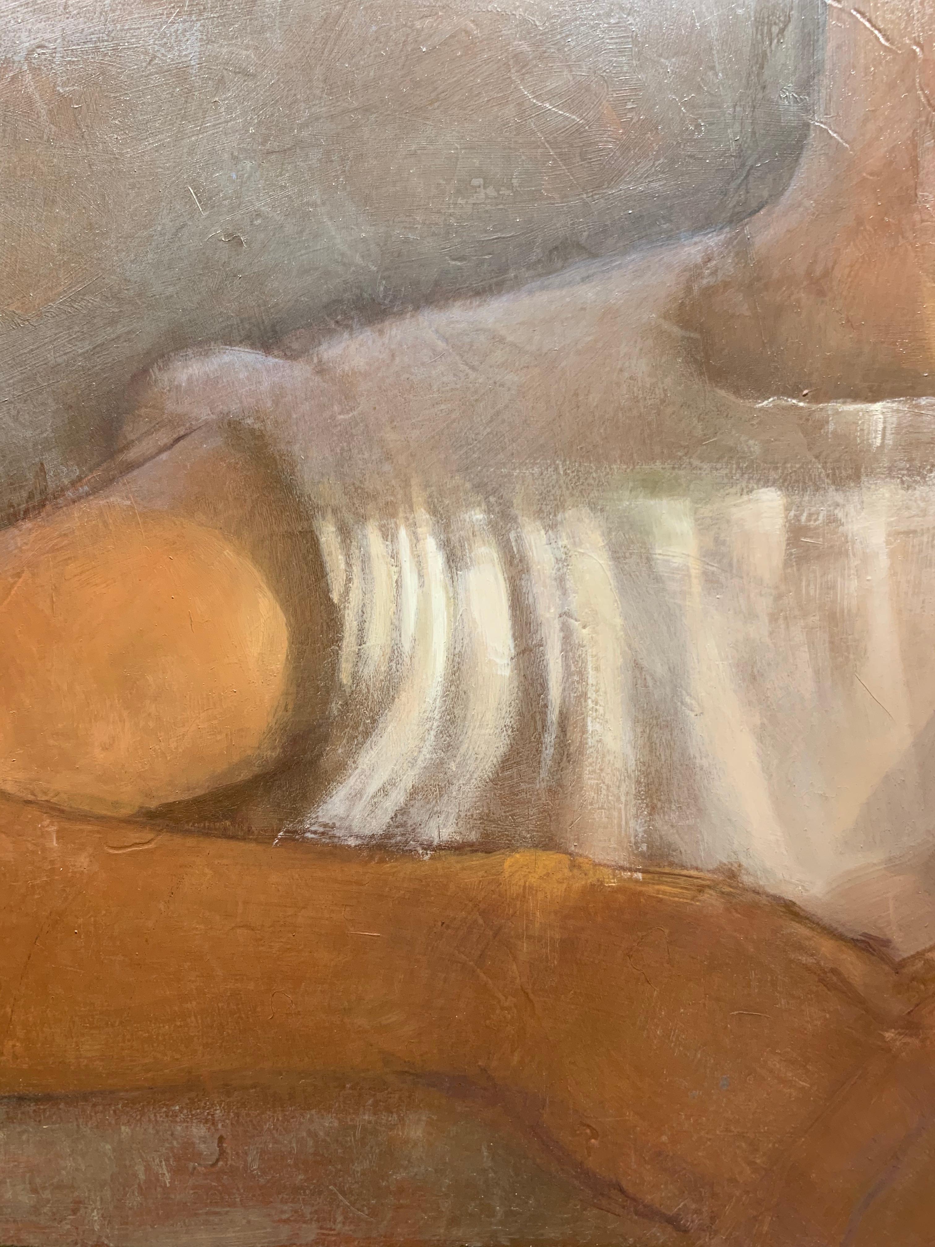 Matthew (ritratto maschile) - Painting Realismo di Randall Exon