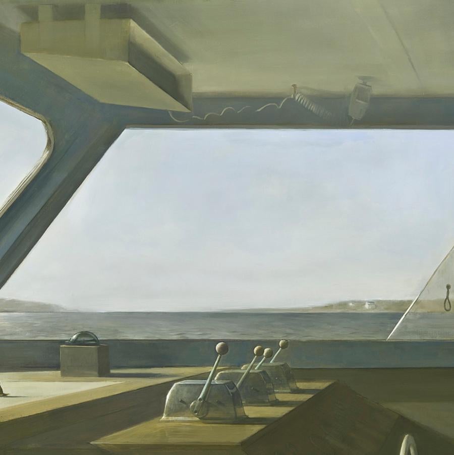 The Helm  - Contemporary Painting by Randall Exon