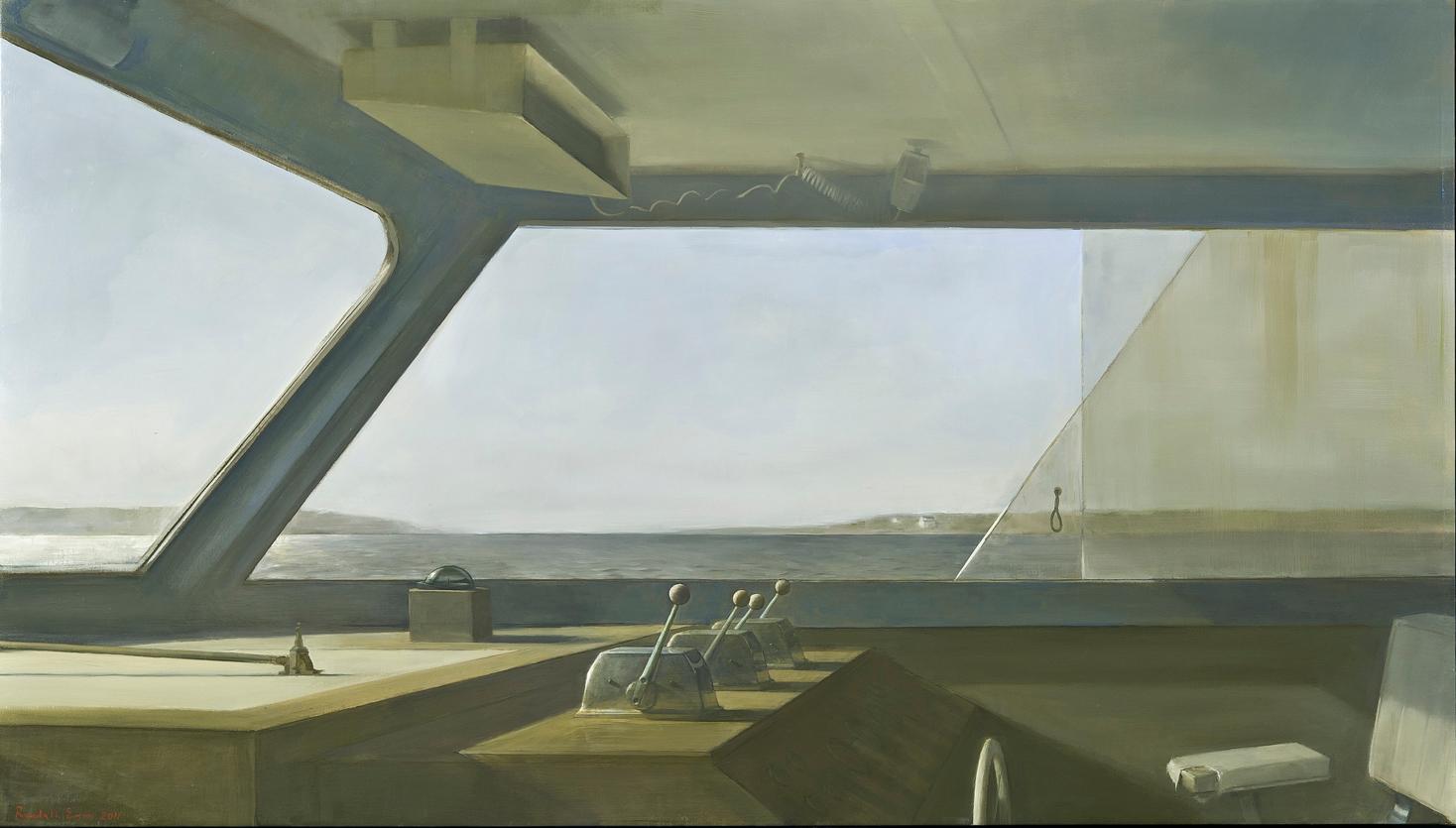 The Helm  - Painting by Randall Exon