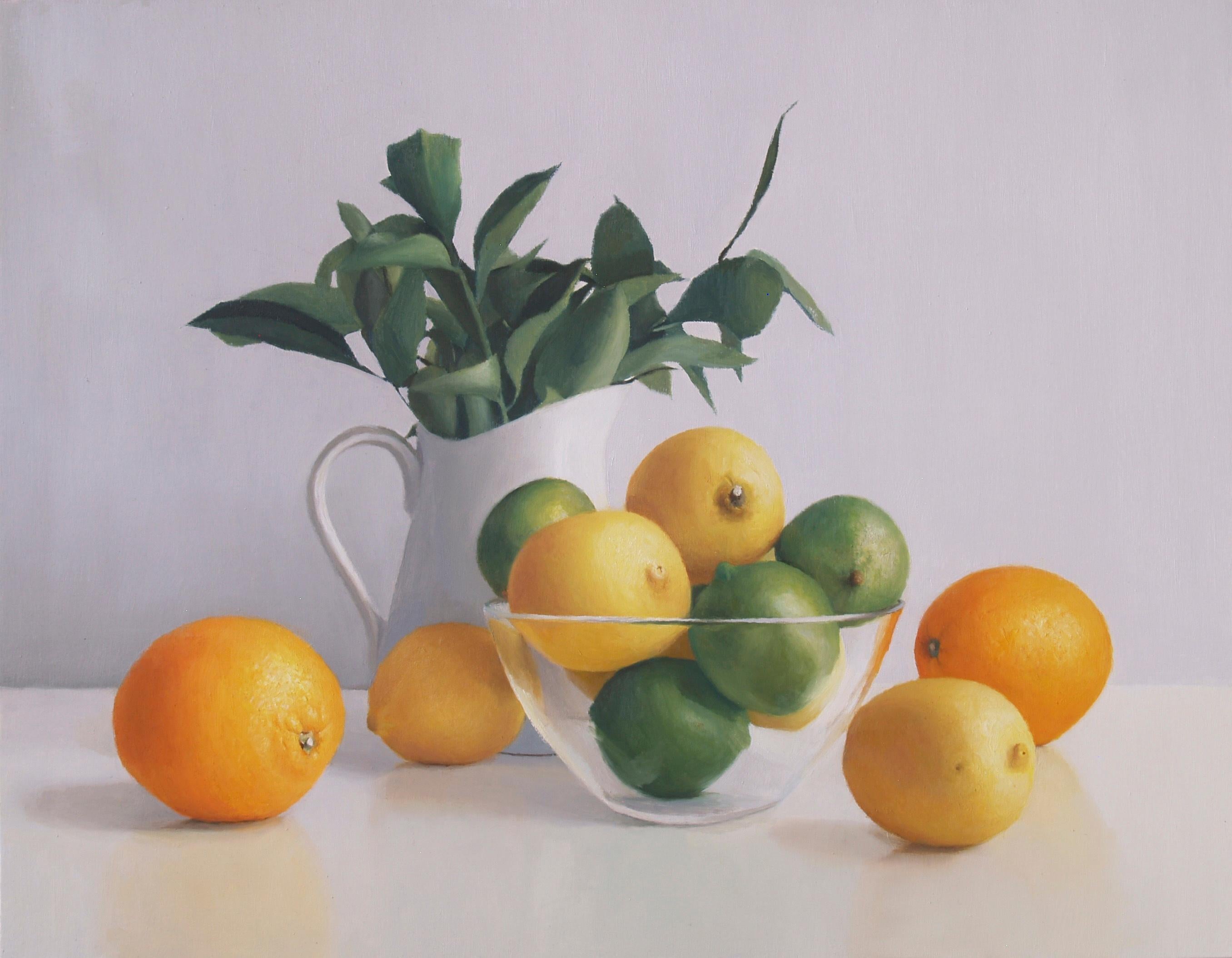 Randall Mooers Still-Life Painting - Citrus III