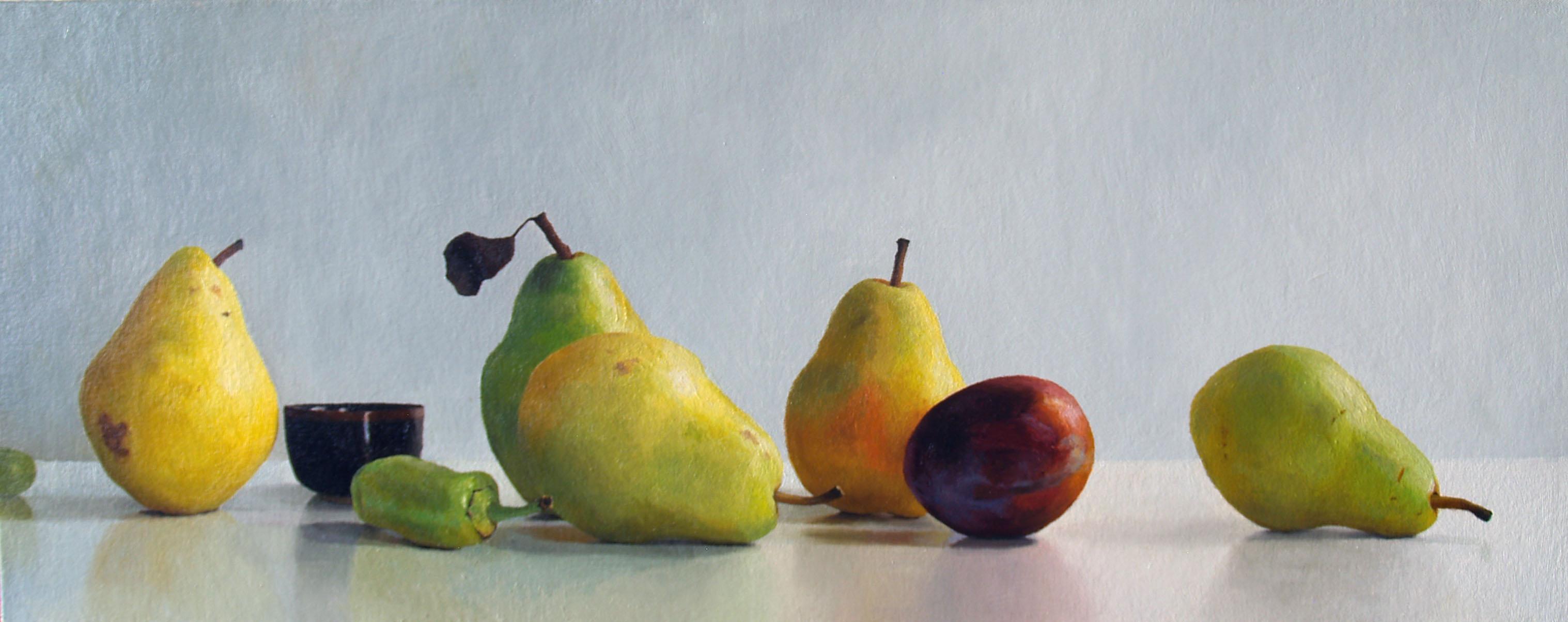 Five Pears With Nectarine 