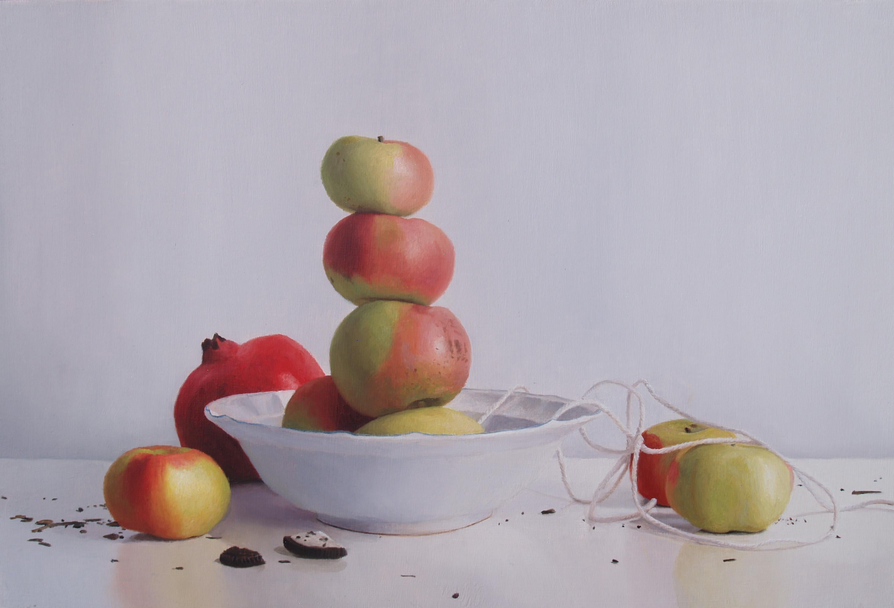 Randall Mooers Still-Life Painting - Stacked III