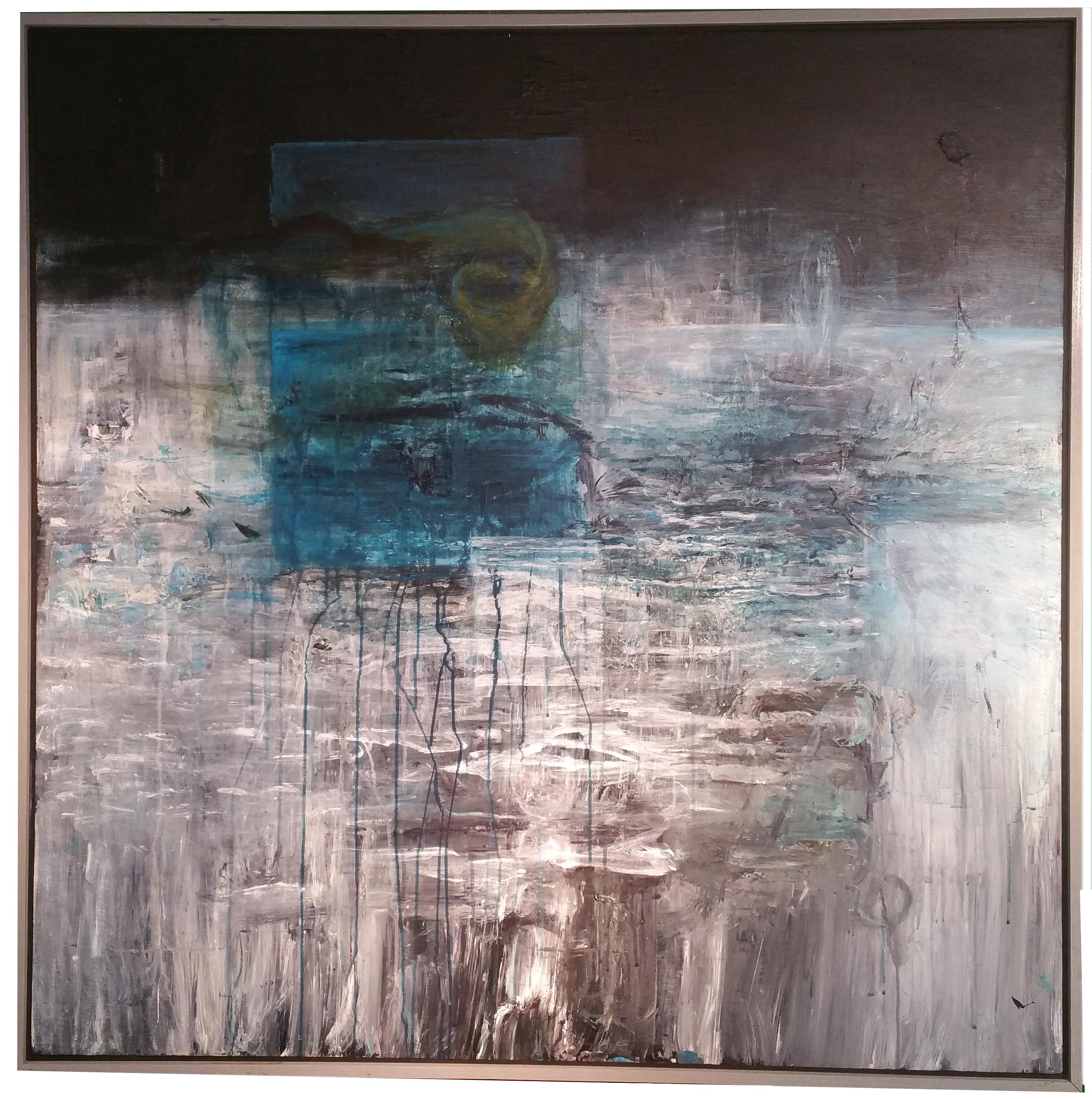 Rande Barke Abstract Painting - Spinal Sea