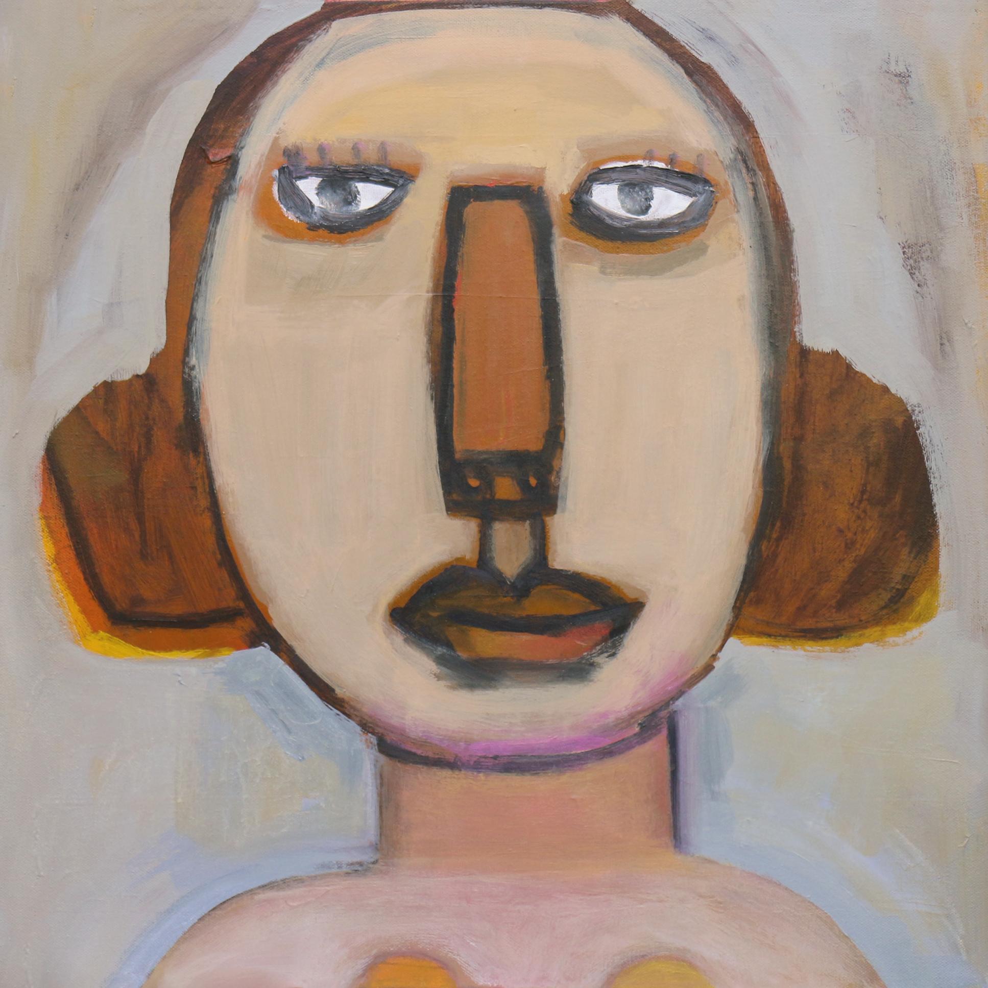 Portrait Painting Randee Levine - Femme abstraite I