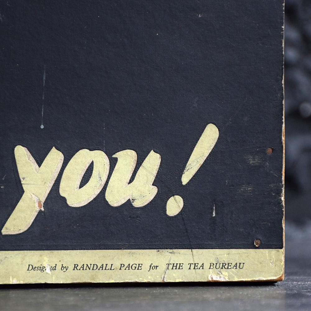 Hand-Crafted Randell Page Scratch-Built Tea Advertising Automaton, circa 1940