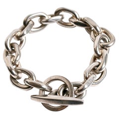 Randers Dänemark Sterling Silber schweres Kettenarmband