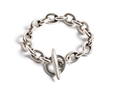 Randers Denmark Sterling Silver Heavy Chain Bracelet