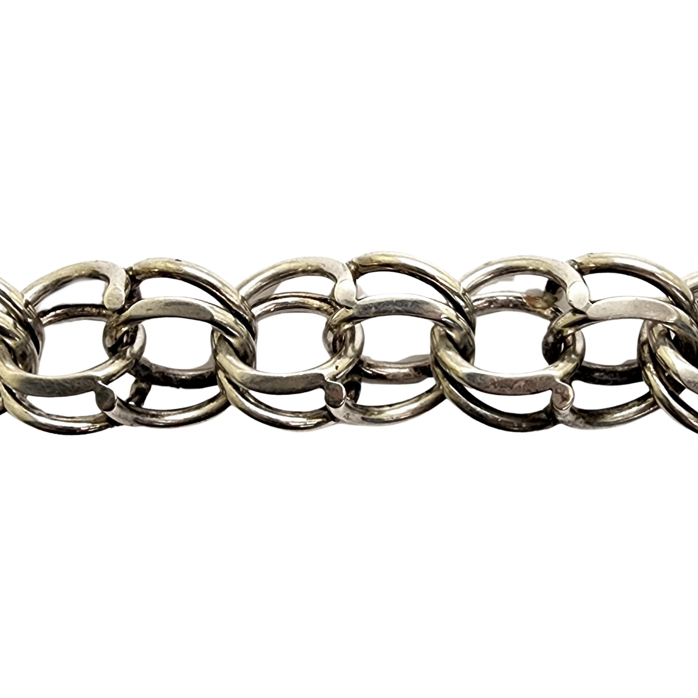 Randers Denmark Sterling Silver Heavy Link Bracelet For Sale 4