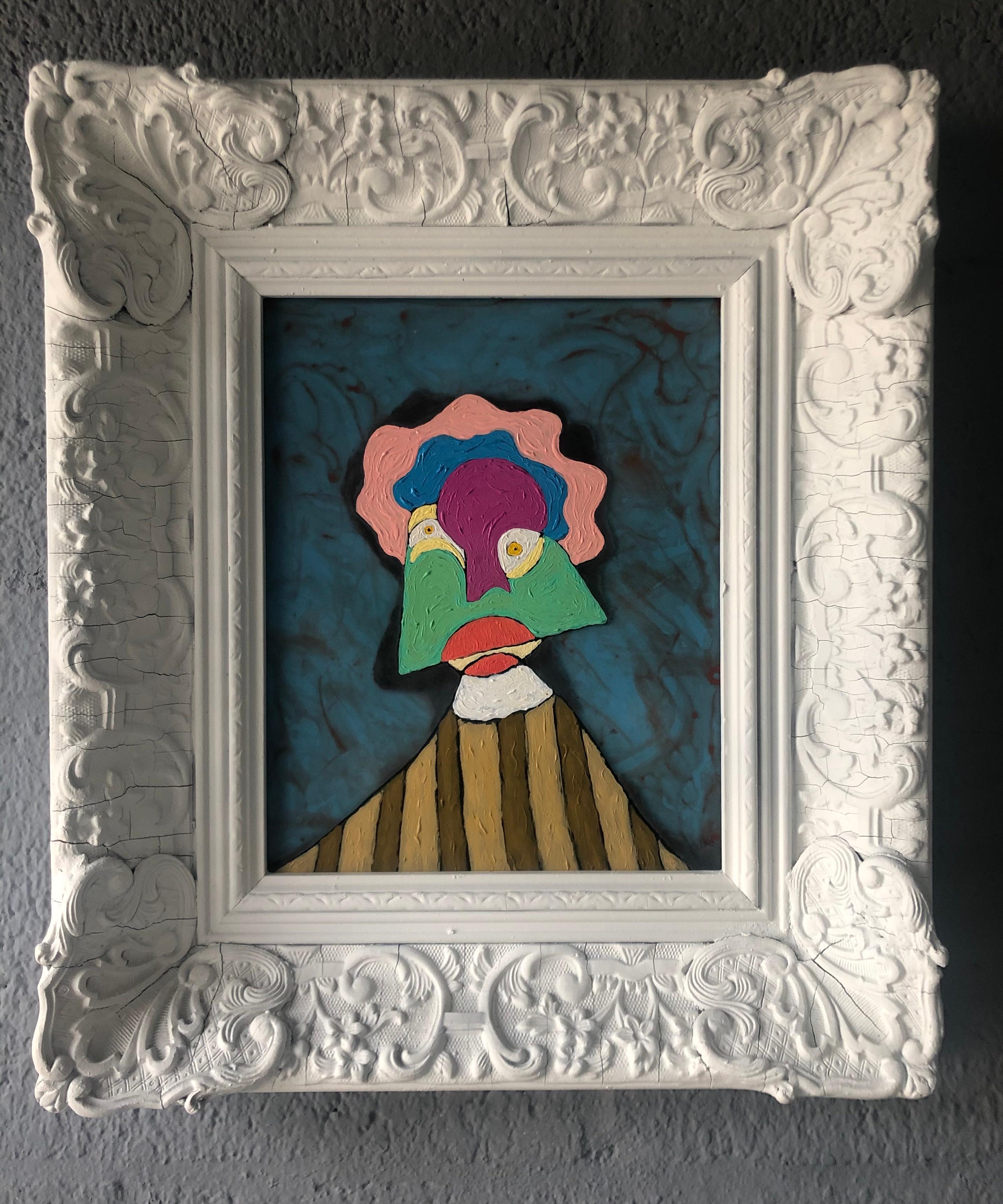 Specchio sul muro - Painting di Randi Grantham