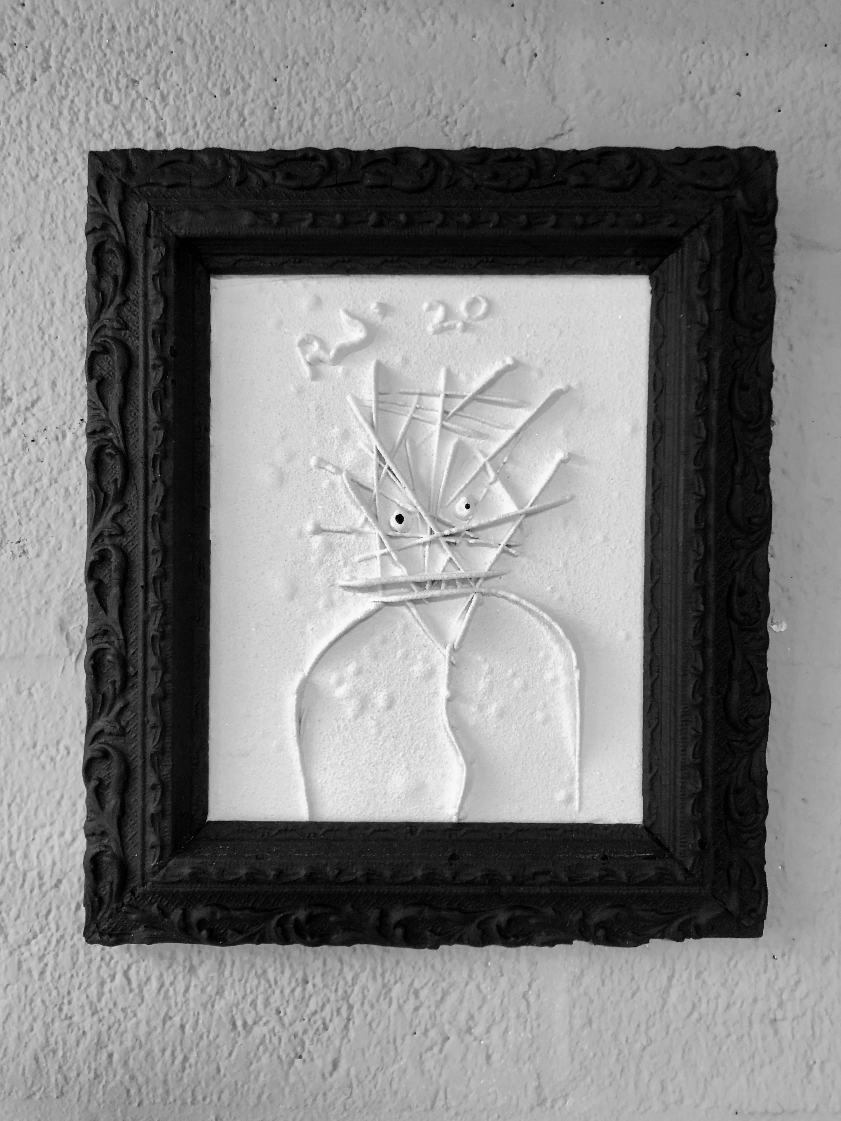 Randi Joe „Im Schnee“ (Abstrakt), Mixed Media Art, von Randi Grantham