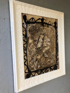 Techniques mixtes pour bébé écossais