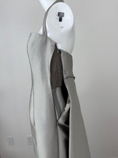 RANDOLPH DUKE 2000 Vestido de noche de gala plateado de pasarela vintage