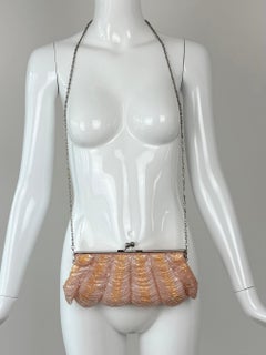 NWT's RANDOLPH DUKE Y2K Vintage Pink + Orange Beaded Evening Bag