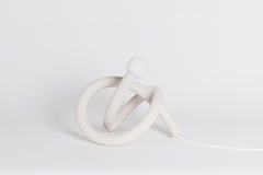 Lampe de bureau en sable et nylon, édition Modernity, limitée par The Wire Extensions