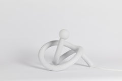 Random Limited Edition Modern Sand and Nylon Desk Lamp by Hot Wire Extensions