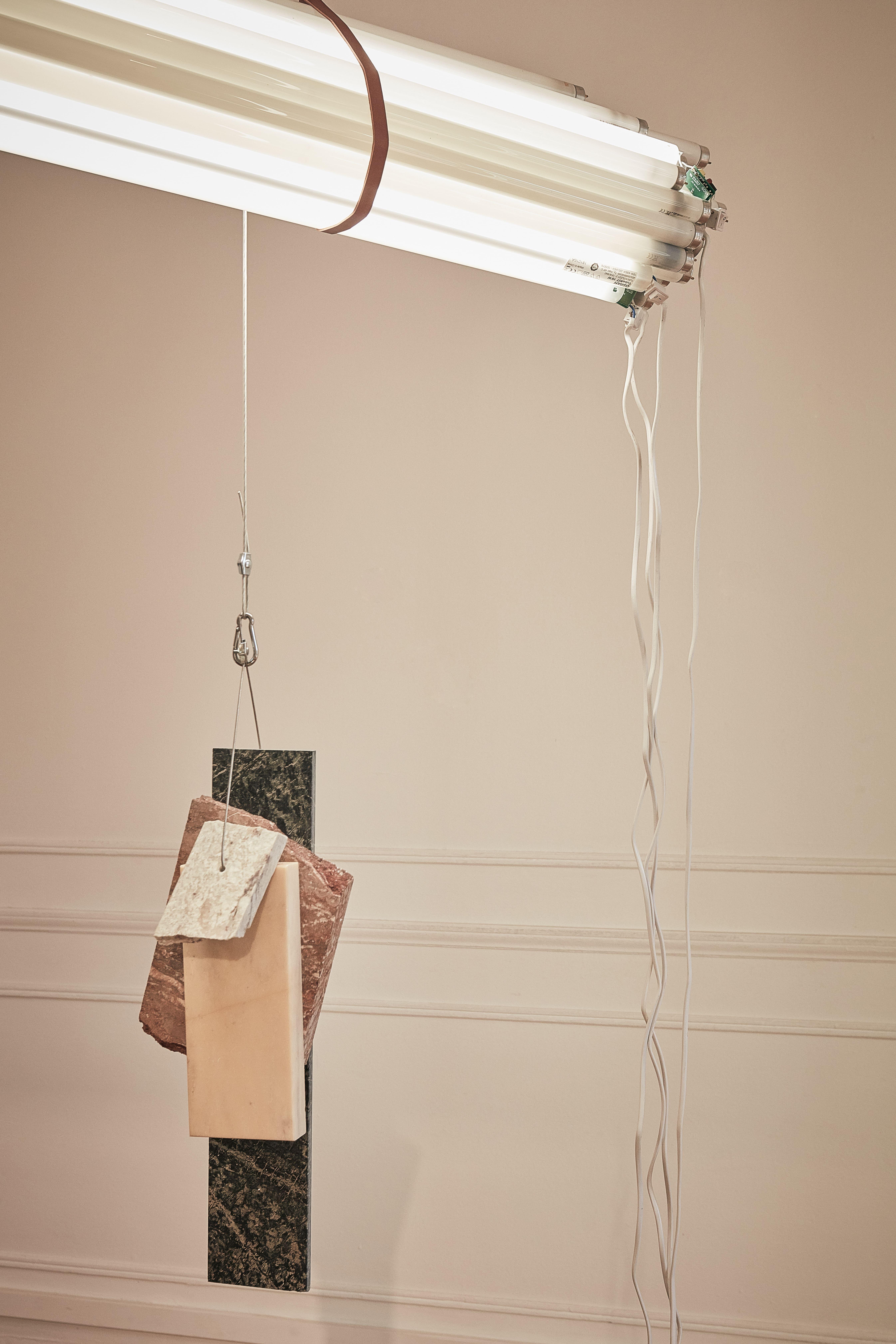 Lampe à suspension fluorescente Random Luxury de Josep Vila Capdevila Excellent état - En vente à Barcelona, ES
