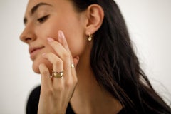 Fascia per l'eternità con rubini e diamanti a caso