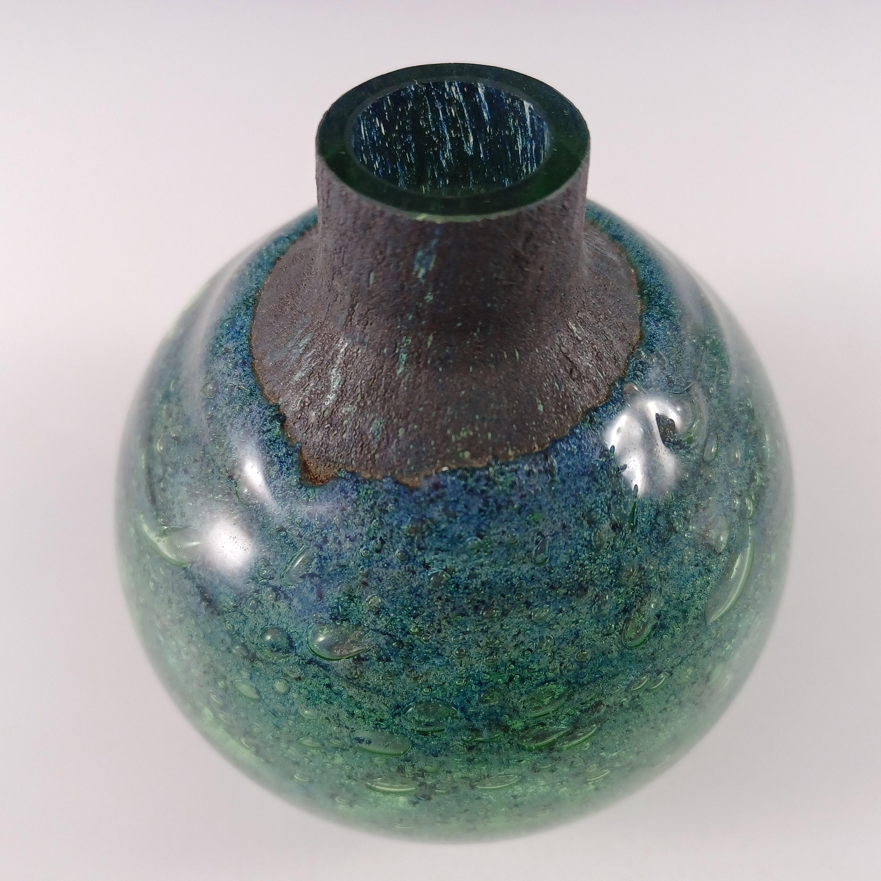 Vaso di vetro con bollicine norvegesi Randsfjord di Benny Motzfeldt In condizioni buone in vendita a Bolton, GB