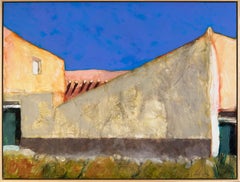 Dos Puertas Verdes - Large Southern Contemporary Landscape Painting