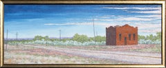 "Clairemont, " by Texas Realist Artist Randy Bacon, Oil on canvas, 2017