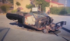 Polyphemus - large photorealism painting finding the beauty in urban decay