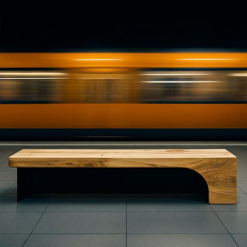 Contemporary Randy Cedar Bench For Sale