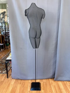 Randy Cooper, “Melanie”, Figural Wire Mesh Shadow Sculpture on Wood Base, 1998