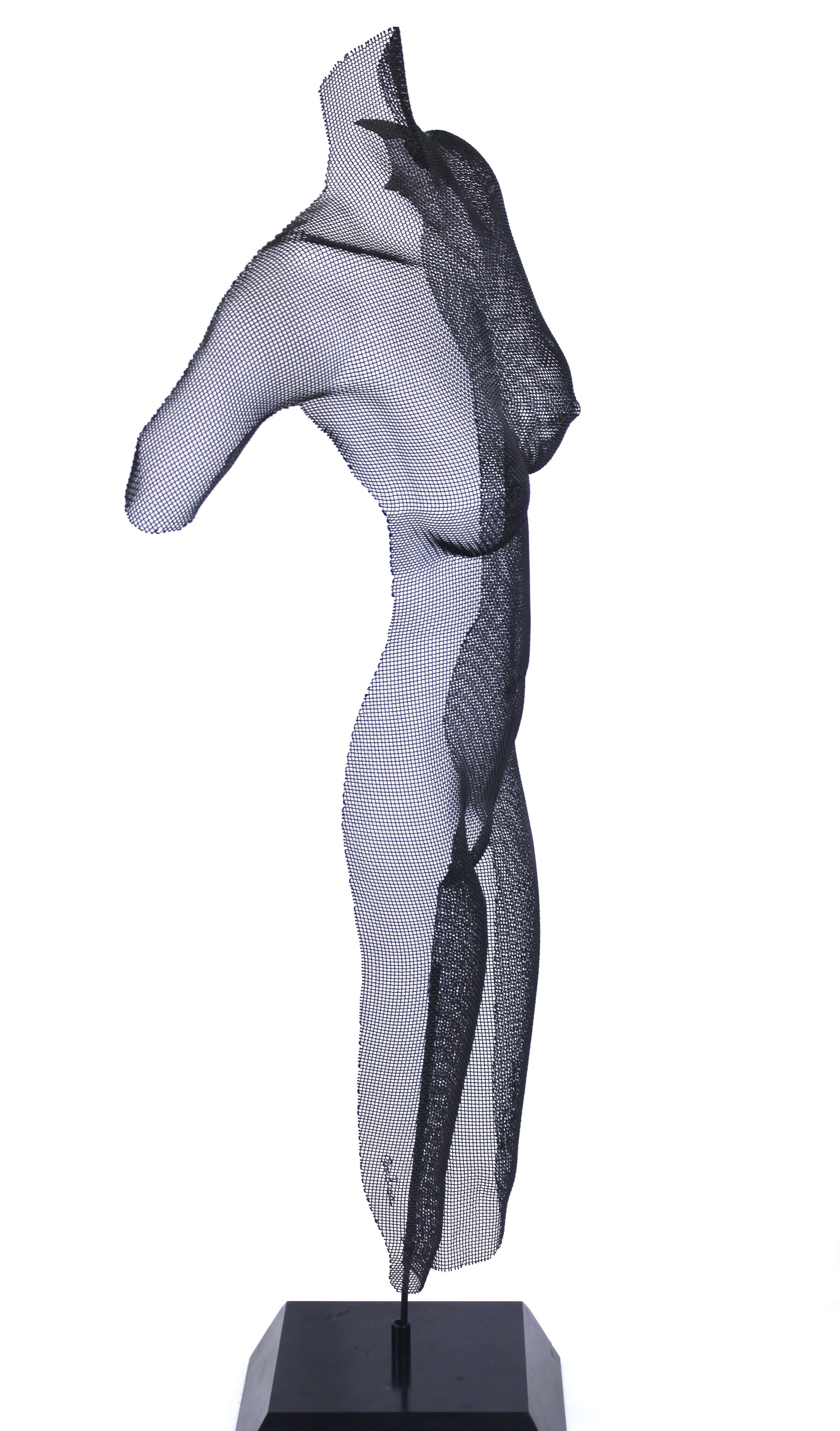 Randy Cooper Post-Modern 'Andrea' Wire Mesh Nude Skulptur (Ende des 20. Jahrhunderts)