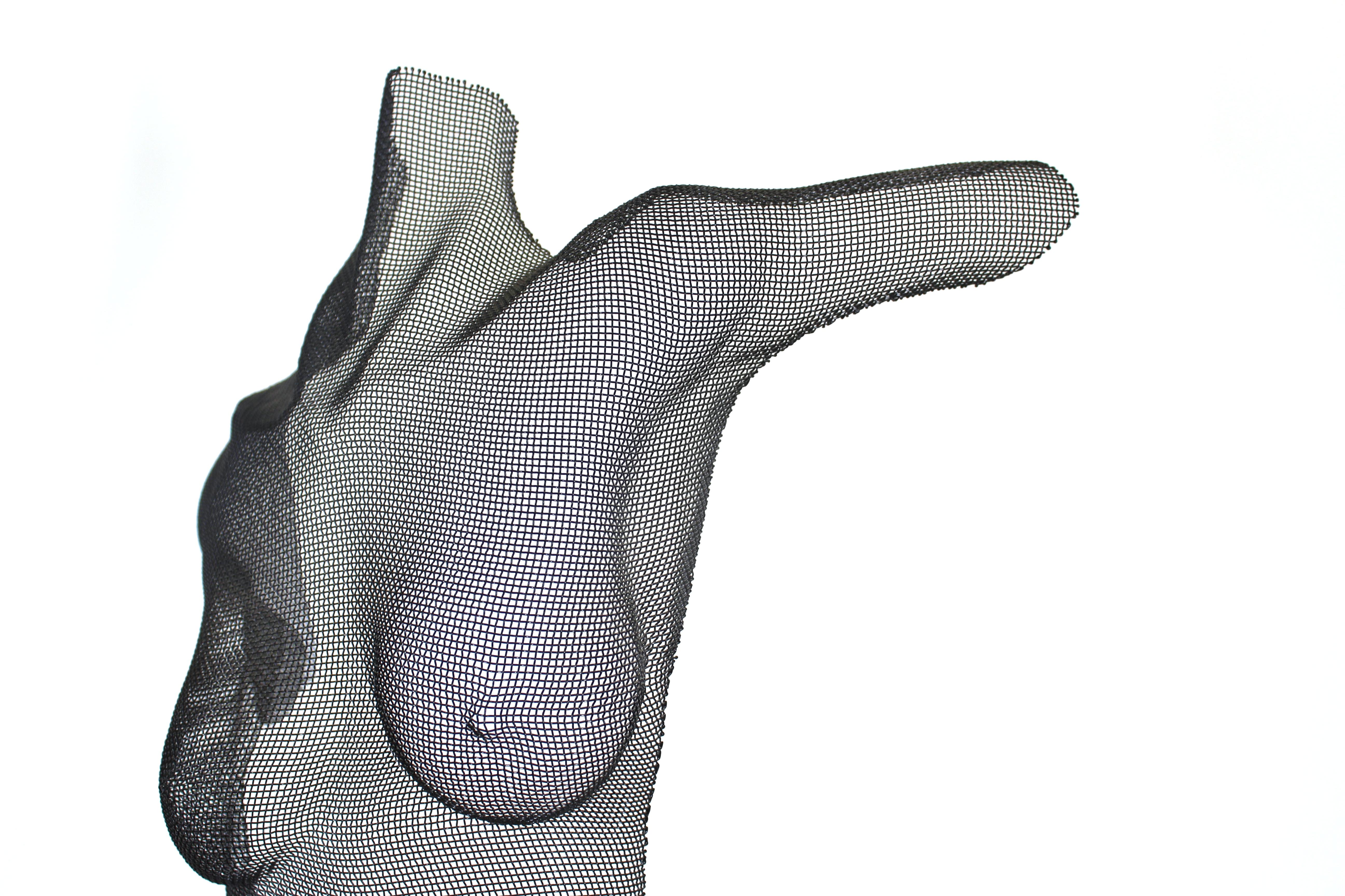 Randy Cooper Post-Modern 'Andrea' Wire Mesh Nude Skulptur 2