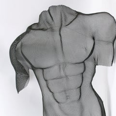 Male Nude and Female Nude Pair of Sculptures